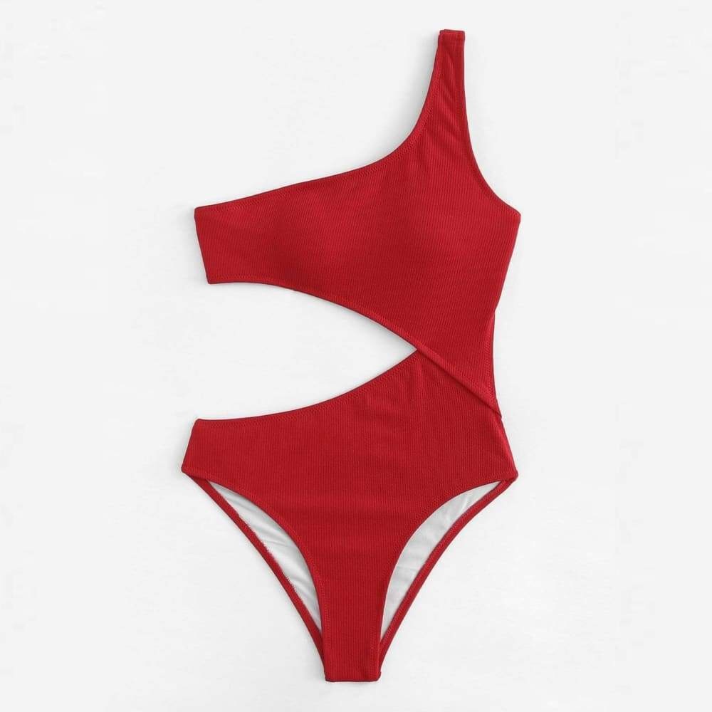 Aqua Tropic Catania Red One Piece Swinsuit